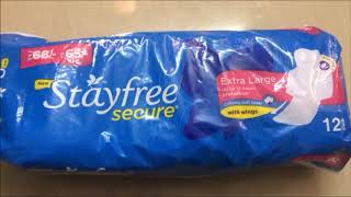 STAYFREE SANITARY PADSSTAYFREE PADS [upl. by Neliac]