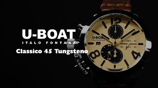 First Look at the UBoat Classico 45 Tungsteno [upl. by Lethia887]