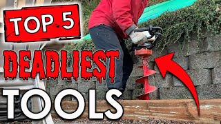 TOP 5 Most DEADLY amp DANGEROUS Power Tools 1 Will SHOCK YOU [upl. by Nnylear868]