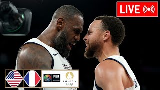 LIVE USA vs FRANCE  GOLD MEDAL GAME  Mens Basketball  Paris 2024  August 9 2024  NBA 2K24 [upl. by Mathian]