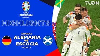 HIGHLIGHTS  Alemania vs Escocia  UEFA EURO 2024  J1  TUDN [upl. by Cassady]