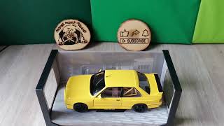 Unboxing BMW M3 E30 year 1990 Street Fighter  Solido 118 [upl. by Schwenk292]