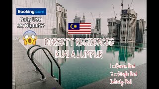 Dorsett Residences Bukit Bintang Kuala Lumpur  Tour View [upl. by Wehtta527]