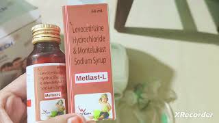 Metlast L Levocetirizine Hydrochloride amp Montelukast Sodium Syrup Uses Benefitspersonal Review [upl. by Leinaj945]