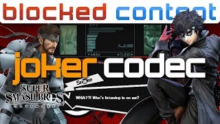 JOKER vs Snake CODEC CALL Conversation Super Smash Bros Ultimate [upl. by Aires]