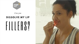 How to dissolve dermal fillers using hyaluronidase We explore lip fillers being dissolved [upl. by Martelli]