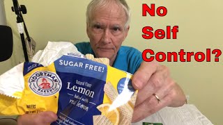 Grandpas Snack Time Voortman Sugar Free Lemon Wafers [upl. by Ginnie]