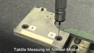 TaktileMessung mit Mitutoyo Koordinatenmessmaschine KMG Crysta Apex C 9166 [upl. by Avlem]