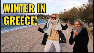 ATHENS VLOG SALAMINA ISLAND  GREEK ISLAND IN THE WINTER  LIVING IN GREECE [upl. by Malvino]