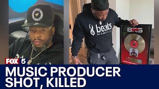 Son charged in Atlanta music producers shooting death  FOX 5 News [upl. by Rehctelf]