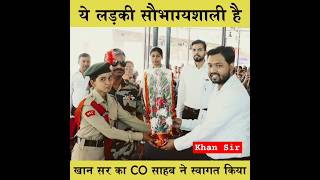 khansir NCC Camp में 🚨  girlpower khansirarmy khangsresearchcentre ytshortsviral ytshorts [upl. by Ettedualc]