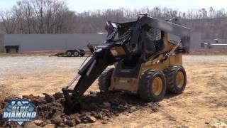 Skid Steer Backhoe  Blue Diamond Attachments [upl. by Darum]