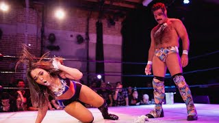 Roxanne Perez vs Joey Ryan in an Intergender Singles Wrestling Match [upl. by Aires]