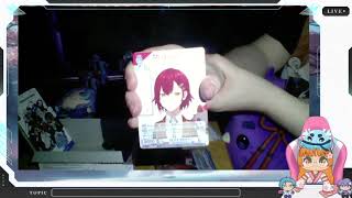 Opening a Holostars Weiss Schwarz Booster Box [upl. by Hahnke833]