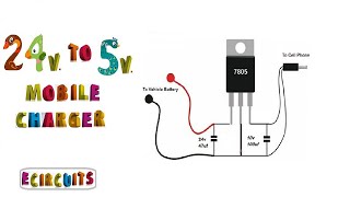 Emergency mobile phone charger using 6Volt to 24volt Battery [upl. by Alyce]