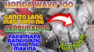 Honda Wave 100 Paano Mag Tono ng Karburador Para Mapabangis ang Tunog ng inyung Makina DIY Alamin [upl. by Aniv]