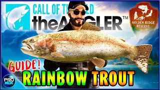 Rainbow Trout HOTSPOT GUIDE  How to Catch a Diamond Rainbow Trout  Call of the Wild the Angler [upl. by Thordis177]