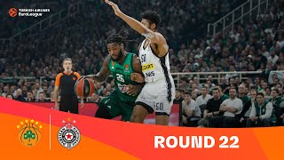 PanathinaikosPartizan  Round 22 Highlights  202324 Turkish Airlines EuroLeague [upl. by Eenobe181]