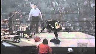 WCW Monday Nitro 3298 Barbarian and Hugh Morrus vs Public Enemy [upl. by Dario]