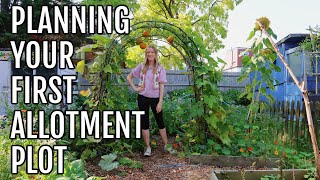 AD HOW TO PLAN YOUR FIRST ALLOTMENT PLOT  ALLOTMENT GARDENING FOR BEGINNERS [upl. by Absa]