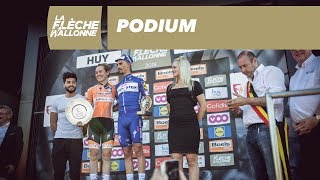 Podium  La Flèche Wallonne 2018 [upl. by Nashom983]