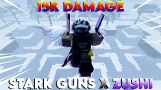 GPO STARK GUNS X ZUSHI HOW DO YOU BEAT THIS COMBO 15K DAMAGE GAME [upl. by Abita]