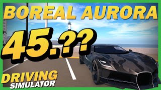 45s Downtown Race Boreal Aurora  Driving Simulator Roblox [upl. by Heyward]