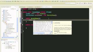 Java swing GUI tutorial 4 JScrollPane [upl. by Germaine926]