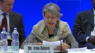 9th Broadband Commission Meeting Speech  Irina Bokova Director General UNESCO [upl. by Aneetak]