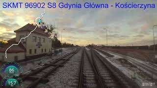 CabView S8 SKM TRÓJMIASTO Gdynia Główna  Kościerzyna SA136014 [upl. by Acireit]