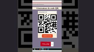 Générateur de code QR en HTML CSS JAVASCRIPT [upl. by Sethrida]