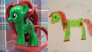 JINGLE THE HOLIDAY PONY  Fan Custom Friday 13  Custom OC Pony Giveaway by MandaPanda FCF [upl. by Brigit152]