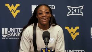 WVU Womens Basketball Jayla Hemingway Press Conference  Feb 29 2024 [upl. by Esil]