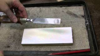 How to Sharpen a Chisel using Waterstones and a DMT DiaFlat Lapping Plate [upl. by Frank]