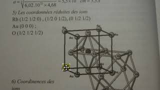 Cristallochimie Etude structurale de loxyde RbxAuyOz SMC S4 12 [upl. by Carlstrom681]