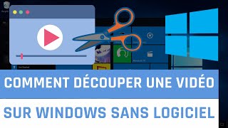 Comment découper une vidéo sur Windows sans logiciel [upl. by Eibbil]