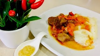 Потрясающий рецепт из мяса которые можно готовить хоть каждый день ГуляшГуляш рецептымяса [upl. by Akkimat507]