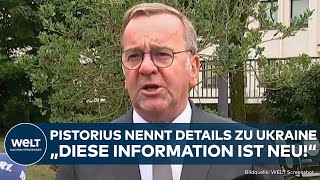 PUTINS KRIEG Überraschende Ankündigung Pistorius enthüllt Details zur Ukraine vor RamsteinTreffen [upl. by Attenad]