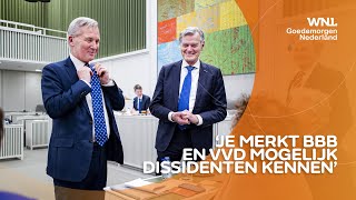 Stemmen senatoren VVD en BBB toch voor spreidingswet Geert Wilders kijkt gespannen toe [upl. by Akkire]