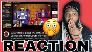 VelvetIsCake Being The Chaotic One in Jackbox ft Antfrost BBH Puffy and More  JOEY SINGS REACTS [upl. by Tobe60]