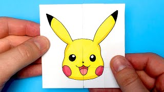 8 COOL POKEMON CRAFTS TO PLAY AT HOME [upl. by Hardi439]