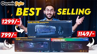 Top 3 Economical Membrane Gaming Keyboard By Cosmic Byte Under Rs1300 [upl. by Dyrrej]