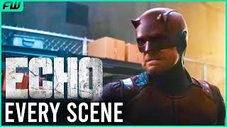 All Daredevil Scenes in ECHO  Charlie Cox Alaqua Cox  Marvel Studios [upl. by Darelle]