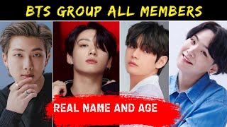 BTS Group All Members Real Name and Age in 2022 [upl. by Danyluk]