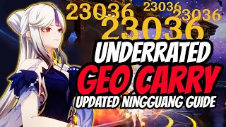 COMPLETE NINGGUANG GUIDE amp BUILD  Best DPS amp Healer Build Weapons Artifacts Teams  GI [upl. by Inaej]