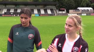 Maidenhead Utd Women 14 Plymouth Argyle Women  Natasha amp Amelie Mayani Interview  29th Sept 2024 [upl. by Dowlen974]