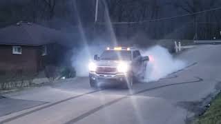 LBZ Duramax burnouts 68mm turbo [upl. by Lait991]