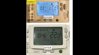 Honeywell CM907 CM921 CM927 Wireless Thermostat LCD Screen Repair  Fix  Excerpt [upl. by Stuart]