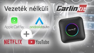 Carlinkit TBox Max Ambient üzembe helyezés és működés [upl. by Keverian292]