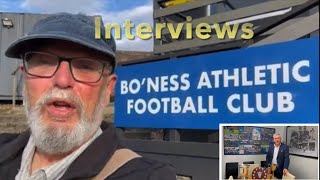 Interviews Bo’ness Athletic v Kirkcaldy amp Dysart [upl. by Hein]